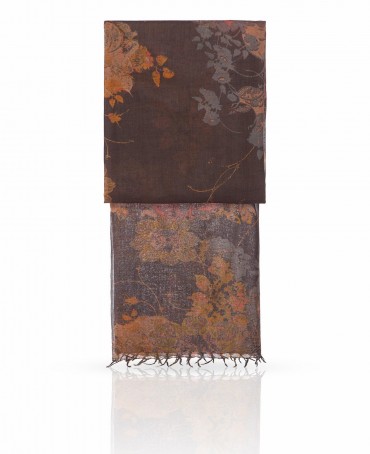 Палантин Унисекс W-ORNAMENT/BRN